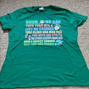 Green Teacher Graphic Tee Size Medium